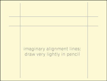 alignment poster lines